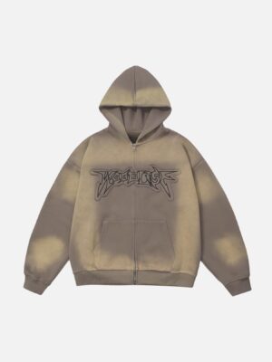 Print Gradient Hoodie