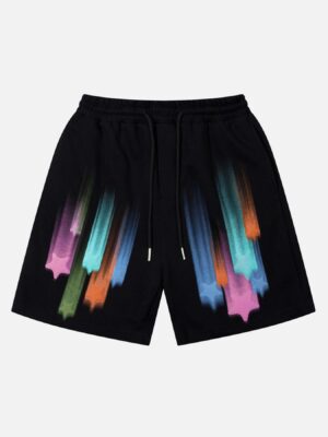 Pentagram Graffiti Casual Shorts