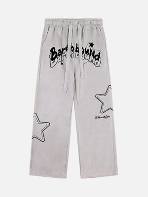 American Casual Suede Loose Pants