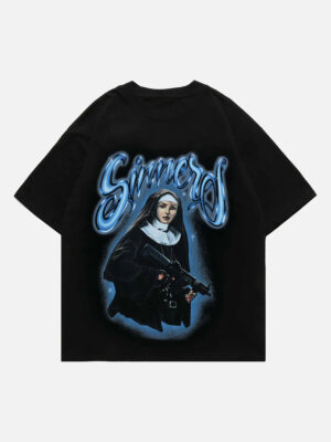 Vintage Graphic Printed T-Shirt