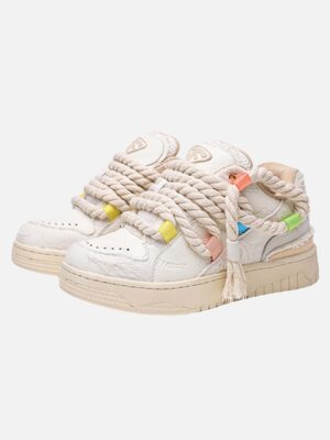 Hip-hop Versatile Dirty Braid Bread Shoes